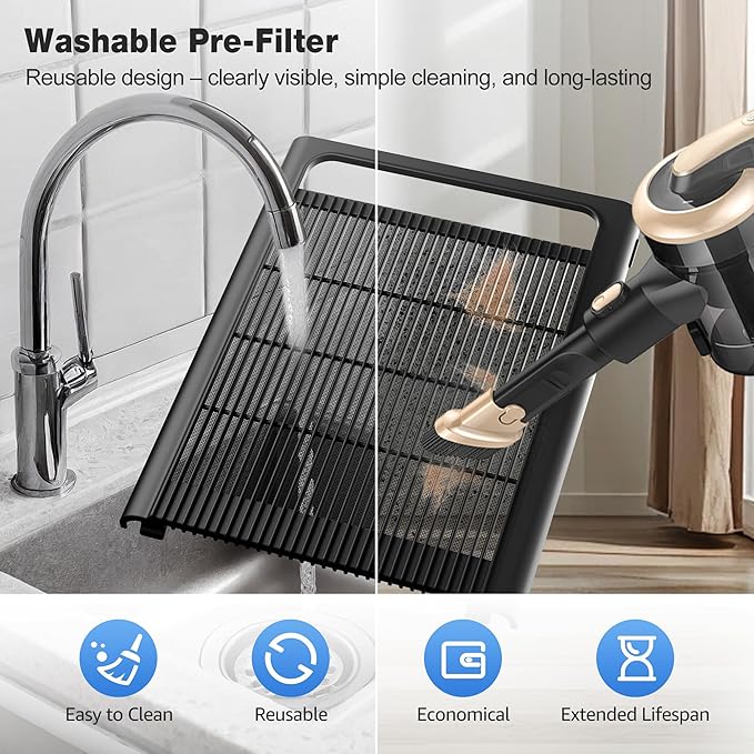 KNKA Air Purifiers for Home Bedroom Up to 1,695 Ft² in 1 Hr, APH4000, Black | HEPA Sleep Mode Air Cleaner with Washable Pre-Filter, AHAM VERIFIED, AQI Display, Pet Mode for Pet Dander, Dust & Pollen