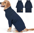 cyeollo Dog Sweater Long Sleeve Knitted Turtleneck Pullover Warm Clothes | Ultra Soft Warm Knit, Full Coverage, 4-Way Stretch for Easy Movement, Easy On & Off, Winter Daily Wear for Small Dogs