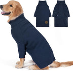 cyeollo Dog Sweater Long Sleeve Knitted Turtleneck Pullover Warm Clothes | Ultra Soft Warm Knit, Full Coverage, 4-Way Stretch for Easy Movement, Easy On & Off, Winter Daily Wear for Small Dogs