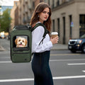 EliteField Deluxe Backpack Pet Carrier for Cats and Dogs (3-Year Warranty) | Airline Approved, Waterproof, 3 Scratch-Resistant Mesh Doors, Fleece Mat, Built-In Leash, Seat Belt Loops, Suitcase Sleeve