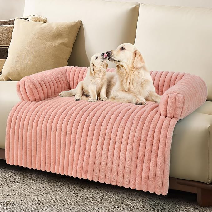 Dog Couch Bed,Pet Couch Cover For Sofa,Dog Couch Cover Protector(Pink, XL) | Dog Bed for Couch, Removable Couch Cover for Dogs Washable, Pet Bed Mats for Couch, Pet Couch Covers for Sofa