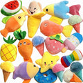 19 Pack Puppy Squeaky Dog Toys Set Plush Puppies,Cute Chew Pets Dog Toy with Squeakers for Small Dogs Playtime