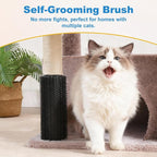 Hey-brother Cat Tree Tower with Large Platform, Spacious Condo, MPJ060MU | 35.4 Inches, 2 Cozy Hammocks, Self-Grooming Brush, Sisal Scratching Posts for Big Indoor Adult, Maine Coon, Muchroom