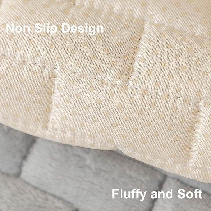 Washable Velvet Dog Couch Cover, Plush Pet Sofa Furniture Protector for 2-3 Cushion Couch, Non-Slip Washable Cover for Dogs(1PC/27.6"x59.1",Light Grey)