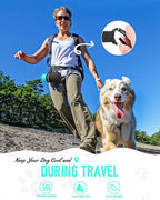 lesotc Dog Water Bottle, Portable Water Dispenser with Travel Water Bowl, Leak Proof Pet Travel Squeeze Bottle, Puppy Essentials Dog Stuff Accessories for Outdoor Walking, Hiking, Camping