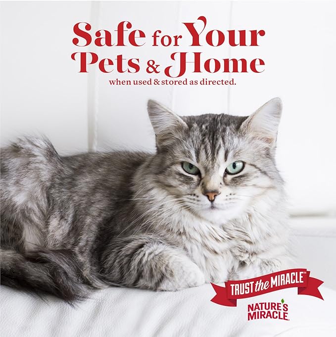 Nature’s Miracle Advanced Stain and Odor Eliminator Cat, For Severe Cat Messes