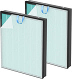 Vital 200S-P Smoke Replacement Filter for LEVOIT Vital 200S-P Air Purifier | 4-in-1 High-Efficiency Filtration with Activated Carbon Vital 200S Filter for Smoke, Ash, Dust, Vital 200S-RF-SR,2 Pack, Blue