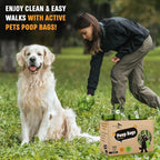 Active Pets Extra Thick, Leak-Proof Dog Waste Bags - Lavender-Scented, Eco-Friendly, Easy-Tear, Strong Doggy Bags For Poop