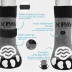 EXPAWLORER 6PCS Anti-Slip Dog Socks to Prevent Licking Paws,Dog Shoes for Hot Pavement,Best Paw Protector Traction Control on Hardwood Floor,Dog Booties for Puppy Small Medium Large Senior Dogs