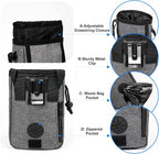 Modoker Dog Travel Bag Backpack, Airline Approved Pet Accessories Organizer for Dog and Cat with Shoulder Strap, 2 Dog Food Storage Containers, 2 Collapsible Dog Bowls,1 Pet Mat, Rose Red | Dog travel accessories set with feeding supplies, bowls, mat, ...