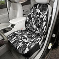 4Knines Heavy Duty Front Bucket Seat Cover for Dogs, Waterproof, Camo | Heavy-duty 600D polyester + K9-Shield waterproof protection. Fits captain & bucket seats. Nonslip. Easy install & clean.