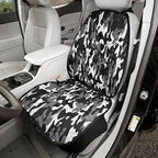 4Knines Heavy Duty Front Bucket Seat Cover for Dogs, Waterproof, Camo | Heavy-duty 600D polyester + K9-Shield waterproof protection. Fits captain & bucket seats. Nonslip. Easy install & clean.