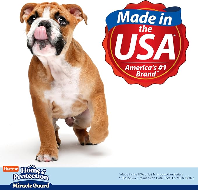 Hartz Miracle Guard Dog and Puppy Dog Pads Max Absorbency 24 Hour Use Odor Eliminating No Leaks, Regular Size 25 Count