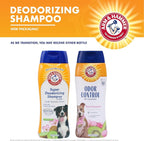 Arm & Hammer Deodorizing Dog Shampoo Baking Soda Odor Control Tearless Moisturizing Sensitive Skin Fresh Kiwi Blossom Scent Safe for Dogs and Puppies 20 FL OZ 6 Pack Everyday Grooming Routine