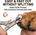 Dog Nail Clippers - All Steel Material, Built-in Spring,Heavy Duty Dog Nail Trimmer Full Metal Razor Sharp Professional for All Dogs Cats with Thick Toena,Dog Nail Trimmers