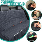 Meginc Dog Car Seat Covers for Back Seat,Waterproof Pet Bench Seat Covers for Trucks Ford f150/Ram1500/Nissan Frontier/Toyota Tacoma/GMC Canyon/Silverado Scratch Nonslip Truck Seat Cover for Dogs