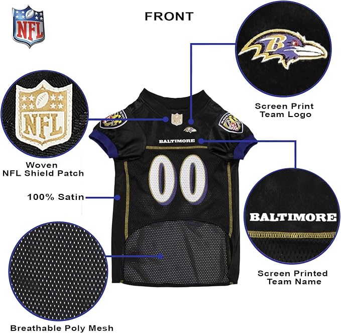 NFL BALTIMORE RAVENS DOG Jersey, X-Small