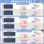 Loiion Cat Scratch Proof Furniture Protector Waterproof Sofa Cover 150"x91" | Pet-Friendly Couch Protector, Anti-Scratch & Anti-Slip Sofa Cover For Cats Dogs Kids, Machine Washable