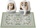 Unicorn Catcher 33"x22" Cat Litter Mat Non-Slip Washable Litter Box Mat | High-Density PVC Litter Catcher Mat Efficiently Traps Scattered Litter From Paws To Keep Floors Clean