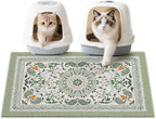 Unicorn Catcher 33"x22" Cat Litter Mat Non-Slip Washable Litter Box Mat | High-Density PVC Litter Catcher Mat Efficiently Traps Scattered Litter From Paws To Keep Floors Clean