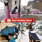 KYEESE 2Pack Dog Sweater Soft Lightweight Dogs Clothes Warm Pets Fleece Sweater Stretchy Pet Coat Turtleneck Dog Outfit for Small Dogs Boy Girl Comfy Sleeveless Doggie Sweatshirt Red,L