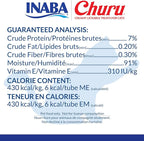 INABA Churu Cat Treats, Lickable, Squeezable Creamy Purée with Vitamin E, 0.5 Ounces per Tube, 120 Tubes Total, Tuna Variety