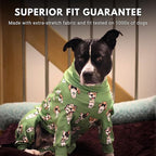 Spark Paws Dog Pajama, Dog Recovery Suit Male, Onesie, Ultra-Soft and 4-Way Stretch, for Small Medium and Large Breeds - Pup Cup - XXL