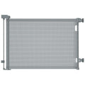 Retractable Baby Gates, Mesh Dog Gate for Doorways, 33.6" Tall, Expands to 71" Wide,Pet Safety Essential Fit for Baseboards, Wide Toddlers Gates for Hallways, Indoor & Outdoor,Gray