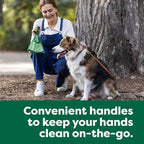 Earth Rated Dog Poop Bags for Dogs, 120 Easy Tie Handle Bags, Lavender | Extra wide, Leakproof Easy Tie Poop Bags with Handles