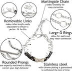 Herm Sprenger 2.25mm Prong Collar for Dog Training Adjustable Length & Easy Quick Release Buckle for Small/Medium Dogs (13-19" Neck)