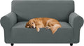 XINEAGE Stretch 2 Seater Slipcover, Non-Slip Pet Couch Cover,Light Green | Washable Furniture Protector, Elastic Bottom, Dogs & Cats Friendly, Scratch-resistant, Fast Setup, High Elasticity