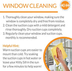 K&H Pet Products EZ Mount Cat Window Perch Kitty Sill Scratcher Cradle, Sturdy Window Perch for Large Cats, Steel Frame Scratcher Hammock with Strong Suction Cups for Glass - 20 X 11in Cardboard