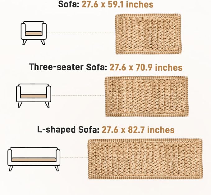 Plush Couch Cover for Dogs Non Slip Pet Sofa Protector, Ultra Soft Washable Couch Cover for Pets, Anti-Slip Backing Furniture Protector for Cats & Dogs, Fits Standard & L-Shape Sofas (3 Sizes)
