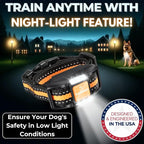 Dog Shock Collar with Remote, Unmatched 4-Mile Range, Night-Light Mode, Training Guide Included, 124 Training Levels & 4 Modes, Beep Vibration Shock, Waterproof Rechargeable, Fits All Dogs (1 Collar)