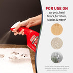Nature’s Miracle Advanced Cat Stain & Odor Eliminator, Severe Mess, 32 oz | Enzymatic Cleaner Eliminates the Toughest Cat Messes, For Use on Multiple Surfaces, Safe For Pets and Home*, Fresh Scent