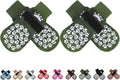 EXPAWLORER Anti Slip Dog Socks to Prevent Licking Paws, Shoes for Hot Pavement, Dog Booties for Small Medium Large Senior Dogs, Traction Control Boots & Paw Protectors for Hardwood Floors ArmyGreen