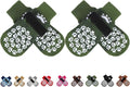 EXPAWLORER Anti Slip Dog Socks to Prevent Licking Paws, Shoes for Hot Pavement, Dog Booties for Small Medium Large Senior Dogs, Traction Control Boots & Paw Protectors for Hardwood Floors ArmyGreen