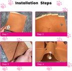 Interactive Cat Tunnel Mat for Indoor Cats, 4-Way Felt Cat Cave with Hanging Ball, Foldable Kitty Play Mat and Hideout, Pet Enrichment Toy for Kittens, Rabbits, Small Pets | 35.4" Multi-Entrance Cat Play Tunnel with Cozy Hideaway Space, Provides Enrich...