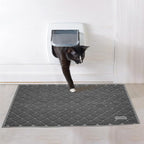 Niubya Premium Cat Litter Mat, 47" Long x 35" Wide, Extra Large Size, Waterproof and Non-Slip Design, Gentle on Paws, Easy to Clean