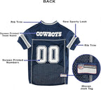 Pets First NFL Dallas Cowboys Dog Jersey, Size X-Small, Football Shirt Costume for Pet, Dog Sports T-Shirt, NFL Team Clothing for Cats, Licensed Pet Apparel Available in 7 Sizes and 32 Teams
