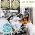 2 Pack Slow Feeder Dog Bowls for Large Dogs | Non-Slip Base, Anti-Choking Design, Reduces Bloating & Overeating, Easy to Clean, 4 Cups