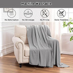 Small Couch Cover Oversized Armchair Sofa Covers Washable for Dogs Single Recliner Sofa Slipcover, Cat Scratch Proof Soft Sofa Throw Protector for Pets, 71" x 91", Light Grey