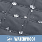 Smiry Waterproof Reversible Pet Couch Covers for Dogs | Pet Friendly, Soft Fabric, Washable Sofa Furniture Protector for Dogs Cat Kids, Checkered (52"x82", Dark Grey/Beige)