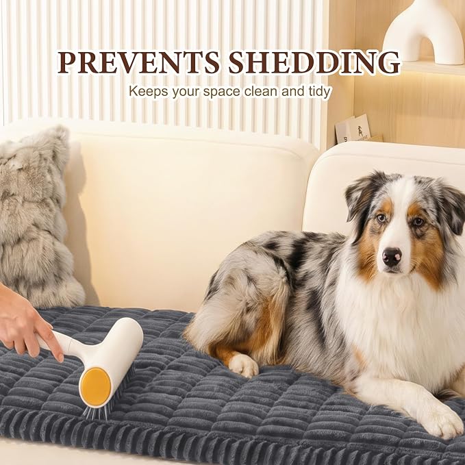 Couch Cover for Dogs, Washable Pet Sofa Covers for 3 Cushion Couch | Non Slip Dog Couch Covers for Sofa, Furniture Protector Against Fur, Dirt , Pet Friendly, Dark Grey, 27.6" x 70.9"