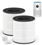 Tailulu D10 Official Air Purifier Replacement Filter（2 Pack） | H13 True HEPA Air Filter Removes Smoke, Odor, Dust, Pet Hair