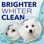 TropiClean SPA Tear Stain Remover for Dogs | Blueberry Facial Shampoo | Odor Eliminator | Tearless | Whitening and Brightening | Made in USA | 1 Gallon