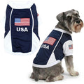 Parisian Pet USA Dog Jersey - Breathable Mesh Puppy Football Jersey - Lightweight Stretch Sporty Dog Clothes - Summer Shirts for Large Dogs - Soccer Jersey for Dogs - Sportswear Pet Clothes