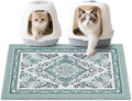 Unicorn Catcher 33"x22" Cat Litter Mat Non-Slip Washable Litter Box Mat | High-Density PVC Litter Catcher Mat Efficiently Traps Scattered Litter From Paws To Keep Floors Clean