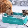 5.5L/1.45Gal Extra Large Heated Water Bowl, Indoor & Outdoor Winter Antifreezing Pet Heated Thermal Water Bowl Dish, Anti Chewy Cord, BPA-Free, Pet Products for Dog Cats Rabbit Chicken Duck Squirrel