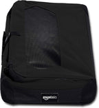 Amazon Basics Folding Portable Soft Pet Dog Crate Carrier Kennel, 26.2"L x 17.8"W x 18.1"H, Black